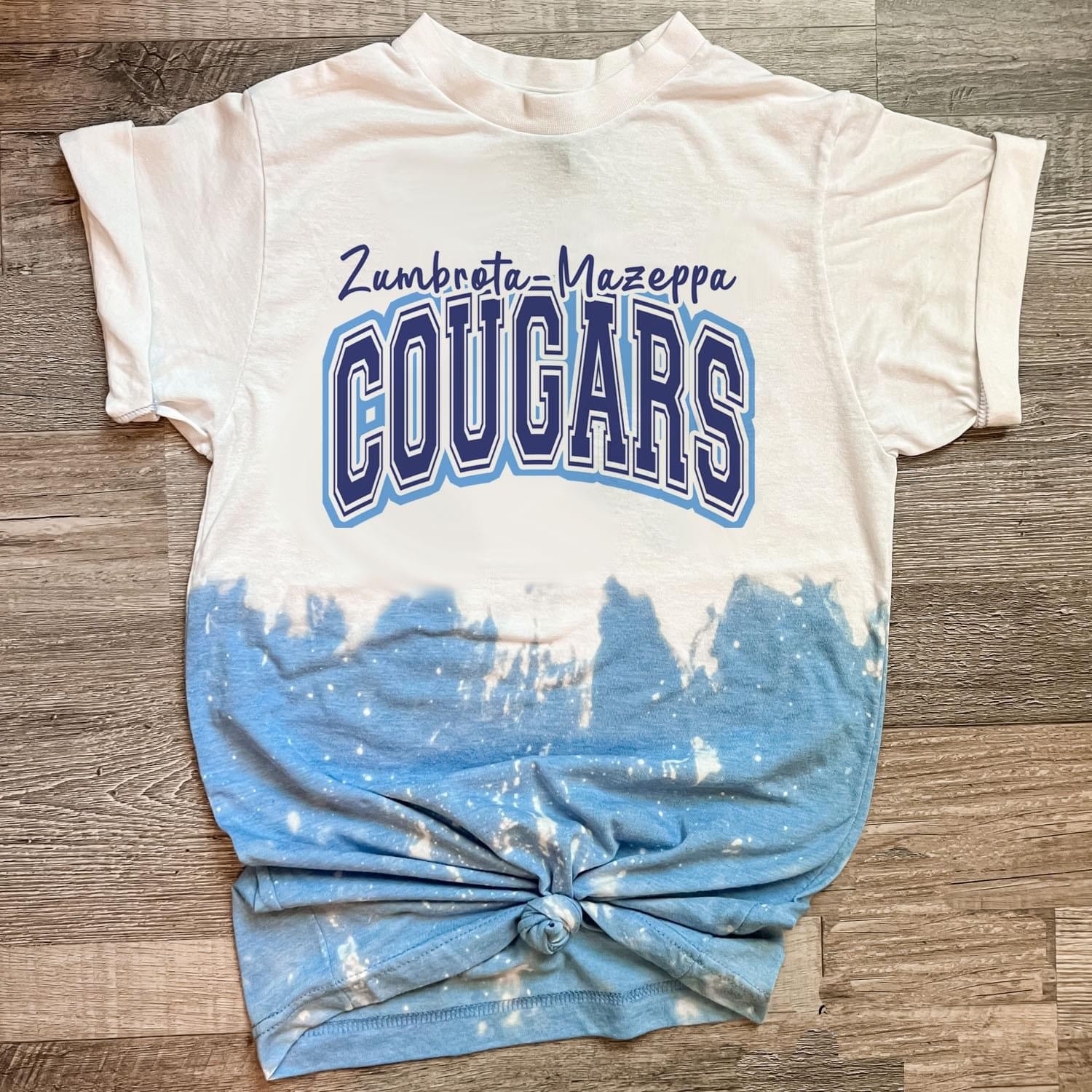 Z-M Cougars Bleached Tee