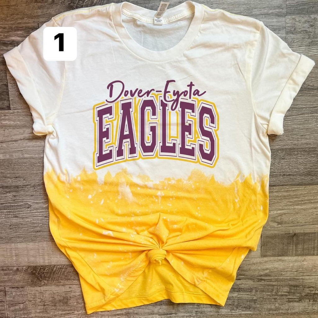 D-E Eagles Bleached Tee PREORDER