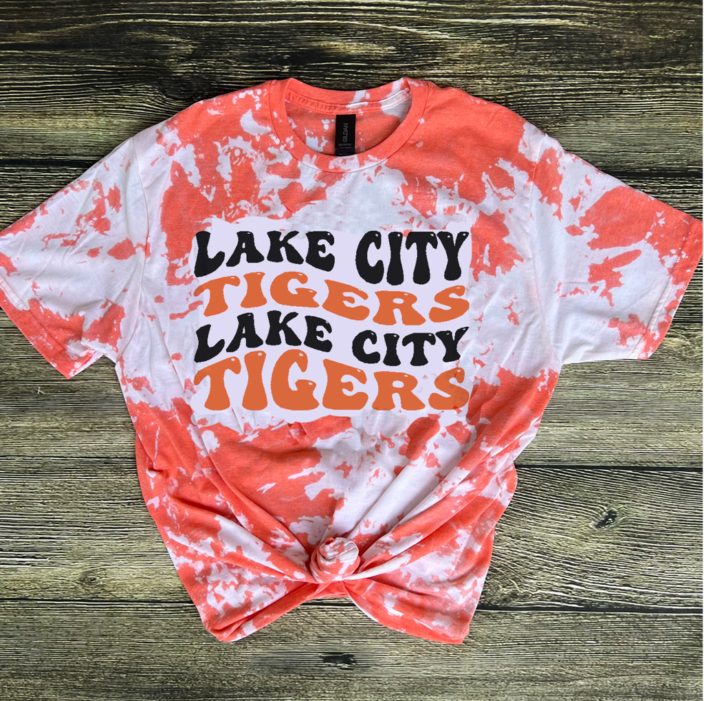 Lake City Tigers Bleach Tee