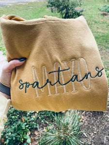 Spartans Embroidered Hoodie