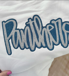 Century Panthers Script Appliqué PREORDER