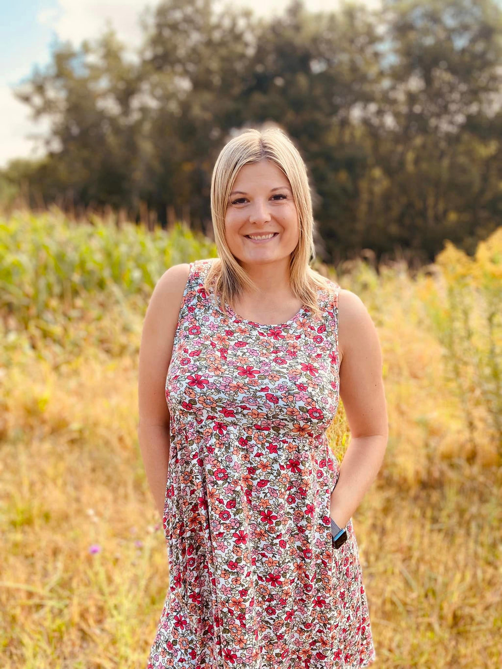 Floral Tank Dress