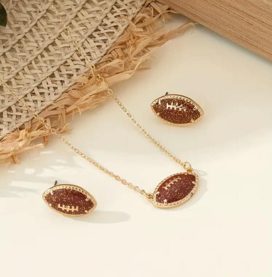 football necklace set